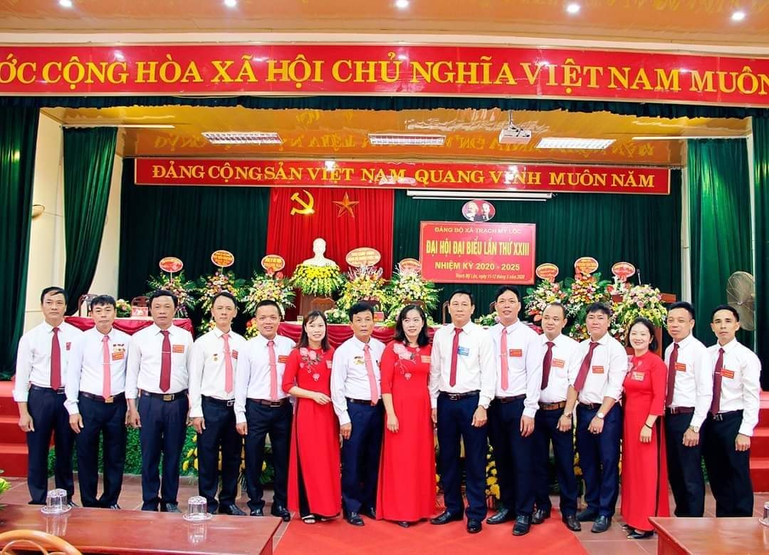 BCH Đảng bộ xã Trạch Mỹ Lộc nhiệm kỳ 2020-2025