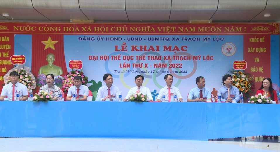 Đại hội TDTT xã Trạch Mỹ Lộc lần thứ X năm 2022